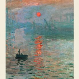 Impression, Sunrise - Claude Monet by Nook Vintage Prints