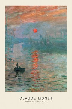 Impression, Sonnenaufgang - Claude Monet von Nook Vintage Prints