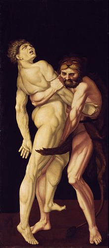 Hans Baldung, Heracles en Antaeus, 1531