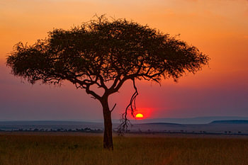 Sonnenuntergang Mara