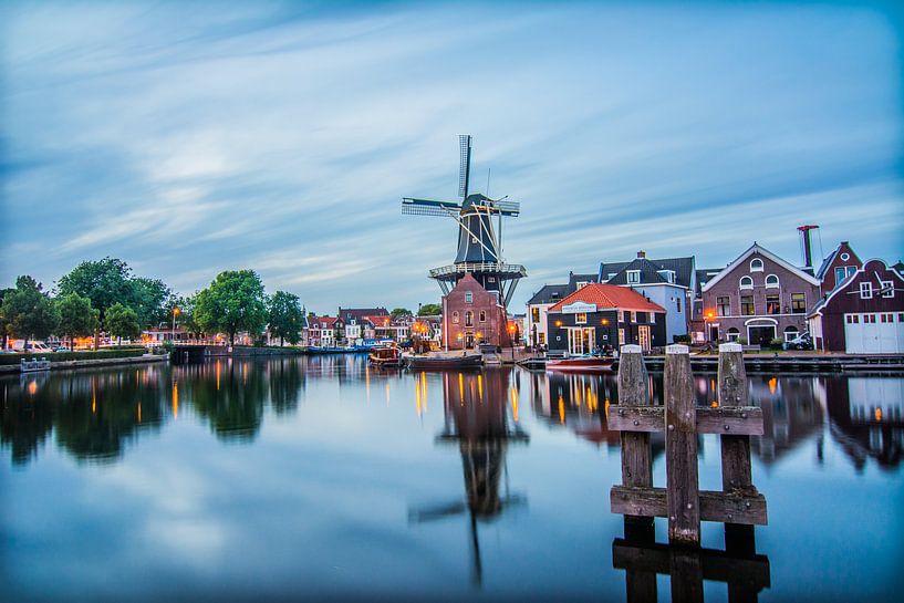 Zonsondergang in Haarlem 03 van Arjen Schippers