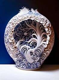 Delft Blue engraving