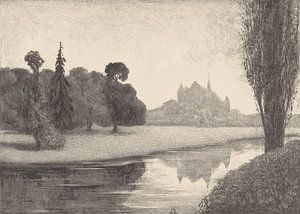 Simon Moulijn, Park beim Schloss, 1905