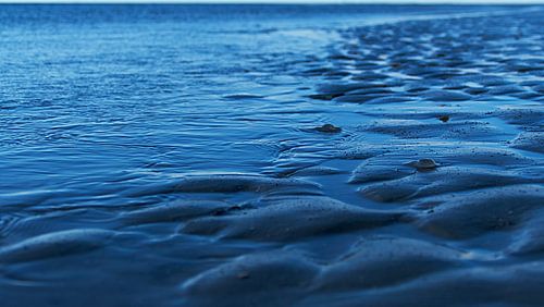 La mer du Nord en soirée