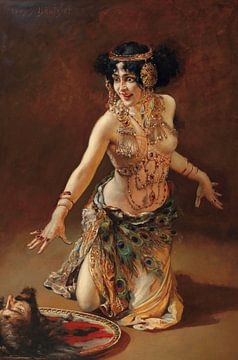 leopold schmutzler, Lili Marberg as Salome, c. 1905 by Atelier Liesjes