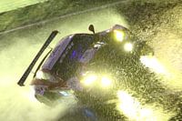 Corvette in a rainshower - 24h Le Mans 2016