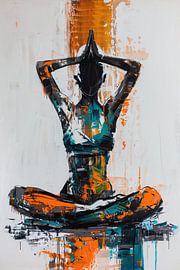 Vibrant Serenity by Eye catching paintings