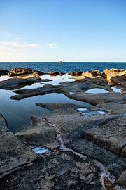 Malta's coastline by Anton Hammenecker