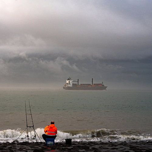 Fisherman in the fog