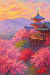 Kyoto - Kersenbloesemtempel
