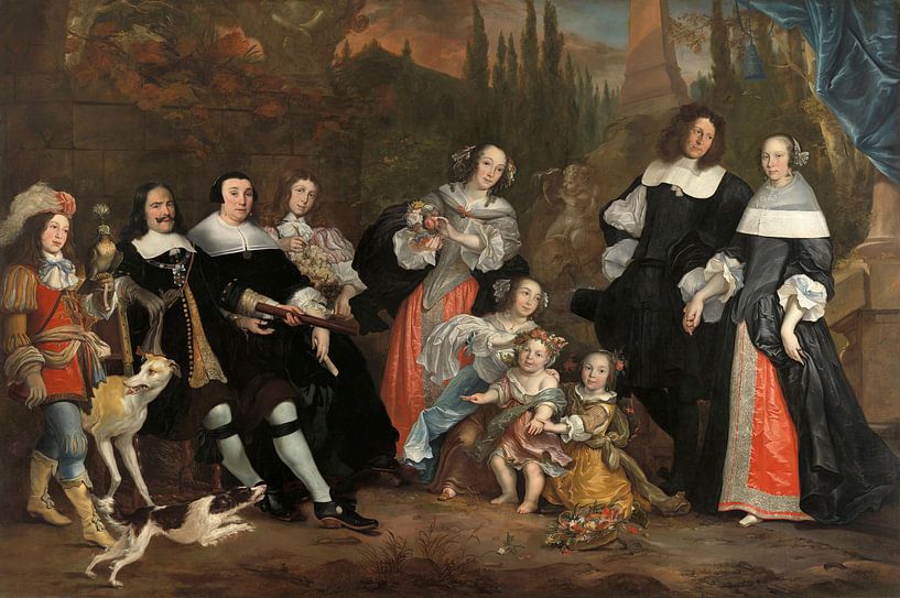 Michiel de Ruyter and his family, Juriaen Jacobsz. by Masterful Masters