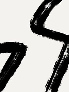 Œuvres d'art minimalistes et abstraites à grands coups de pinceau