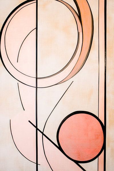 Composition géométrique abstraite par Poster Art Shop