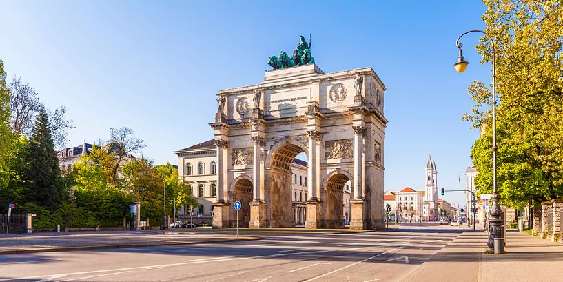 Overwinningsdoel in München van Werner Dieterich