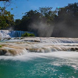 Agua Azul waterval, Palenque, Mexico van Speksnijder Photography