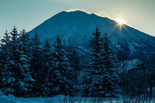 Sunrise in the North of Japan.
