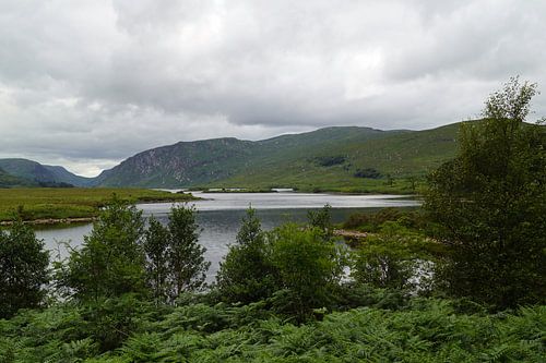 Glenveagh National Park ligt in County Donegal, Ierland.