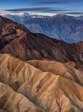 Zabriskie point, Death Valley van Photo Wall Decoration