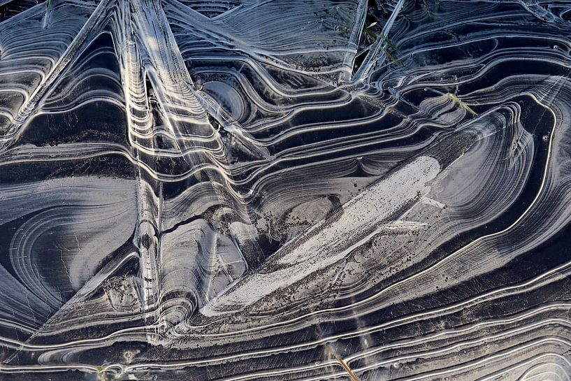 Glace abstraite par Linda de Klein