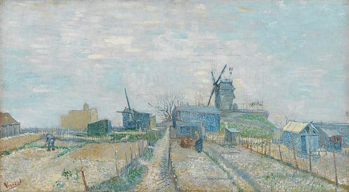 Vincent van Gogh. Gezicht op Monmartre