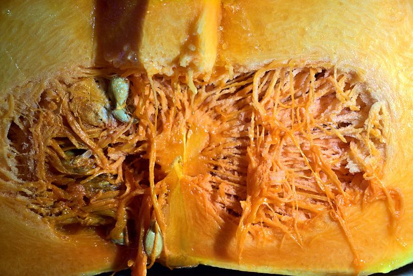 Pompoen binnenin van Edgar Schermaul