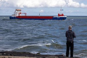 Schiff und Angler