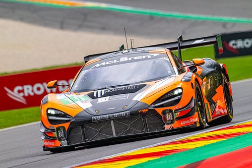 McLaren 720S GT3-raceauto op Spa-Francorchamps