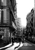 nostalgisch barcelona in zwart wit