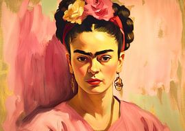 Frida Poster - Frida Kunstdruck Gemälde Kunst von Niklas Maximilian