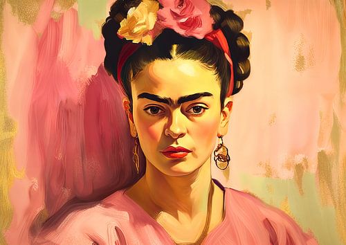 Frida Poster - Frida Kunstdruk Schilderij Kunst