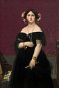 Madame Moitessier, Jean Auguste Dominique Ingres von Meisterhafte Meister Miniaturansicht