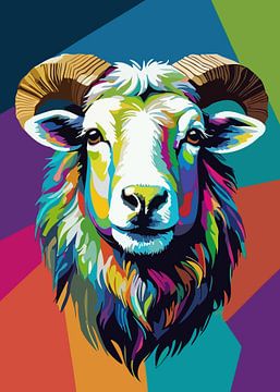 Drents Schaap Pop Art van MIROKKU