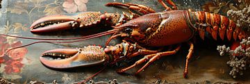 Red lobster panorama by Digitale Schilderijen