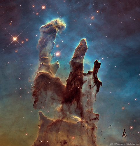 The Pillars of Creation | Eagle Nebula | Hubble Space Telescope