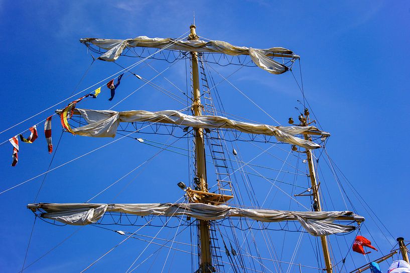 Zeilschip tijdens Sail Amsterdam van Alice Berkien-van Mil
