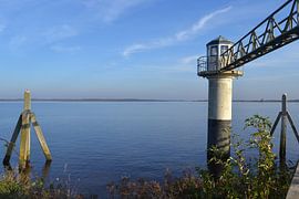 Lighthouse at the Lauwersmeer by Bernard van Zwol