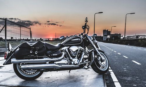 Yamaha Wildstar Zonsondergang