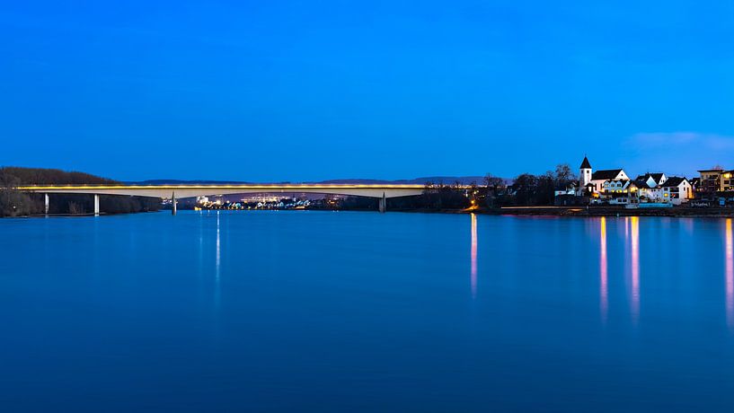 Bridge over river Rhine by JWB Fotografie