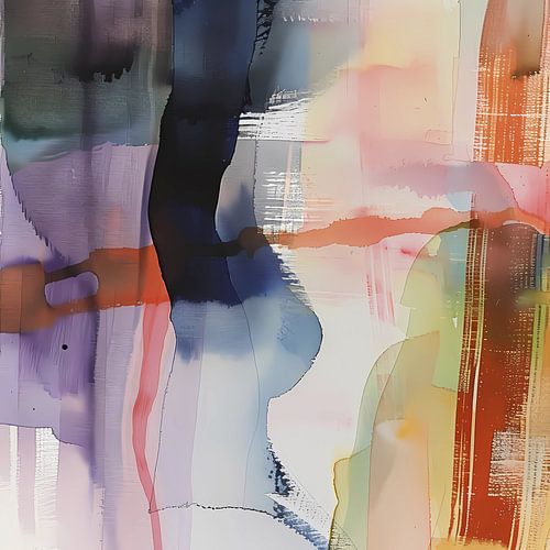 aquarel of inkt abstracte achtergrond