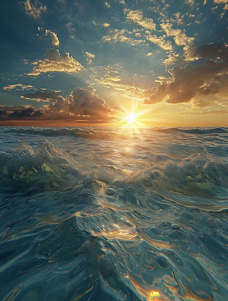 Goldene Stunde am Strand von fernlichtsicht