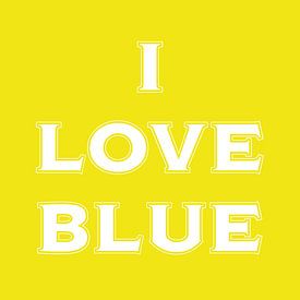 I love blue in yellow  van Stefan Couronne