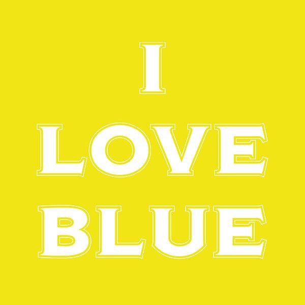 J'aime le bleu en jaune  par Stefan Couronne