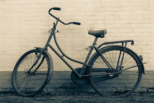 The Timeless Charm of an Old Dutch Granny Bike