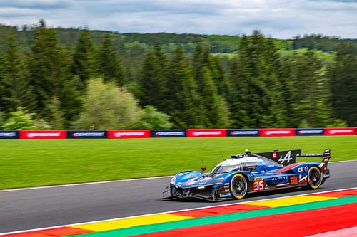 De hypercar Alpine A424 op Spa-Francorchamps