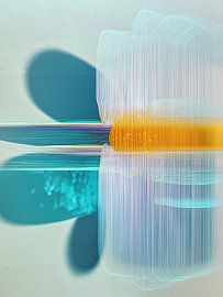 Transitions de couleurs fluides - Abstrait sur Bert Nijholt