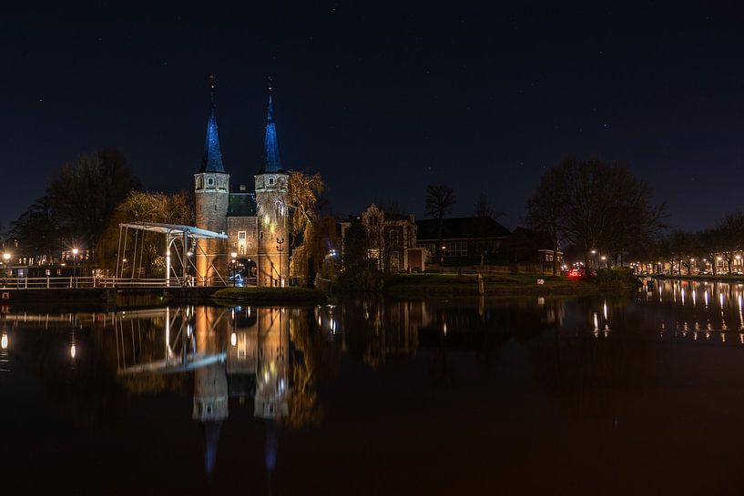 Oostpoort in Delft. von Jaap van den Berg