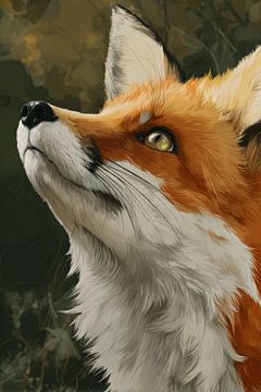 Renard en attente d'or