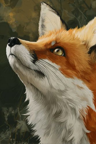 Fox in Golden Expectation