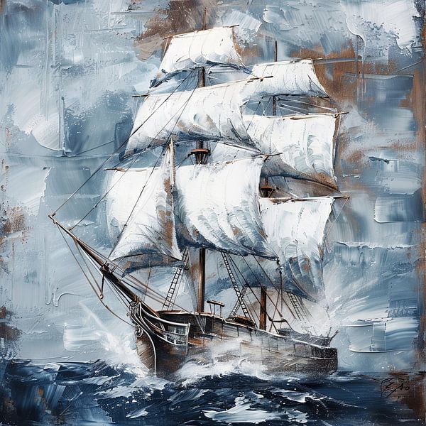 Sailing ship by Poster Art Shop