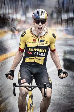 Wielrenner Wout Van Aert van ALAIN HAUTMAN